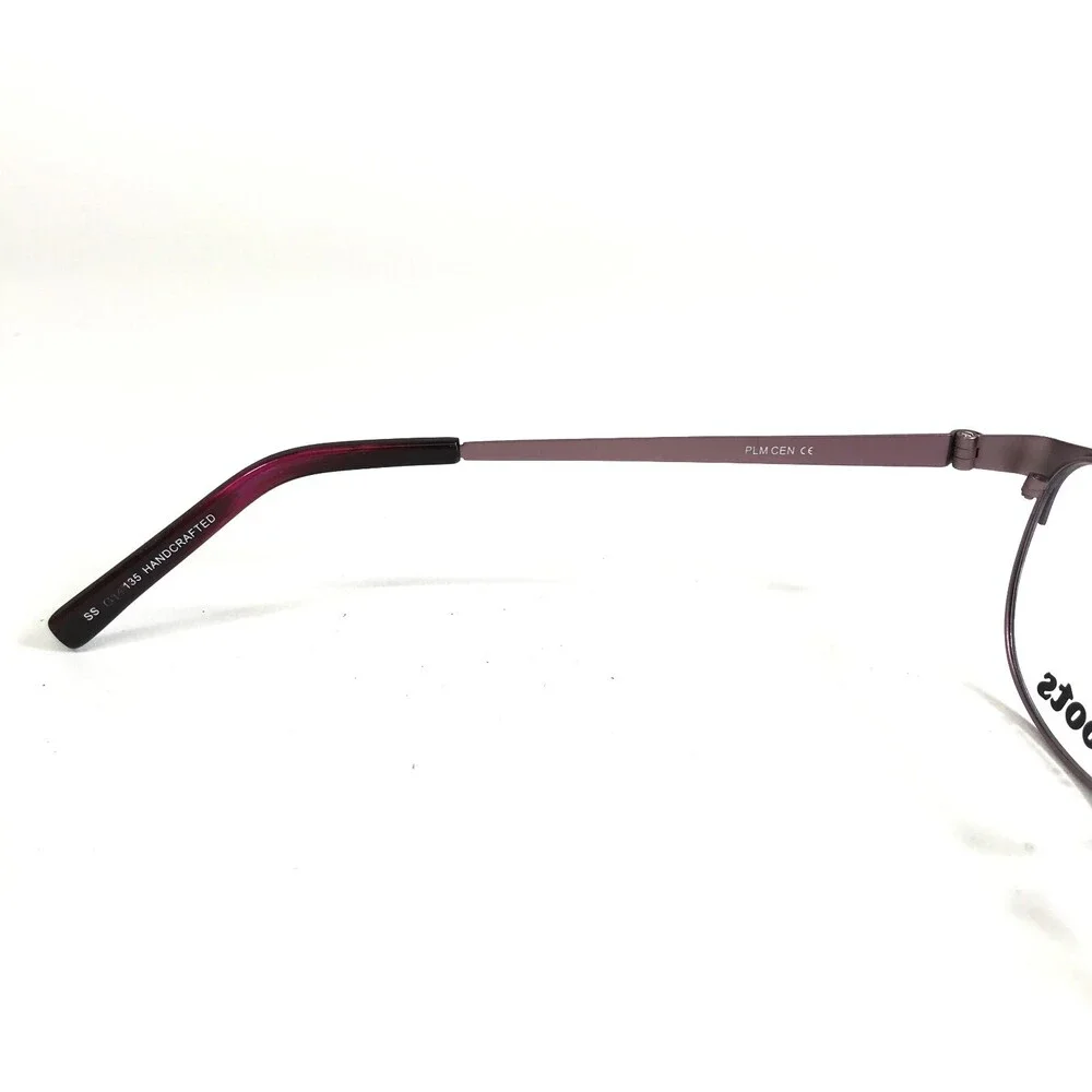 Roots Canada Eyeglasses Frames RT698 PLM CEN Purple Cat Eye Full Rim 52-16-135